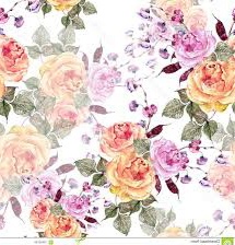 batik motif bunga mawar