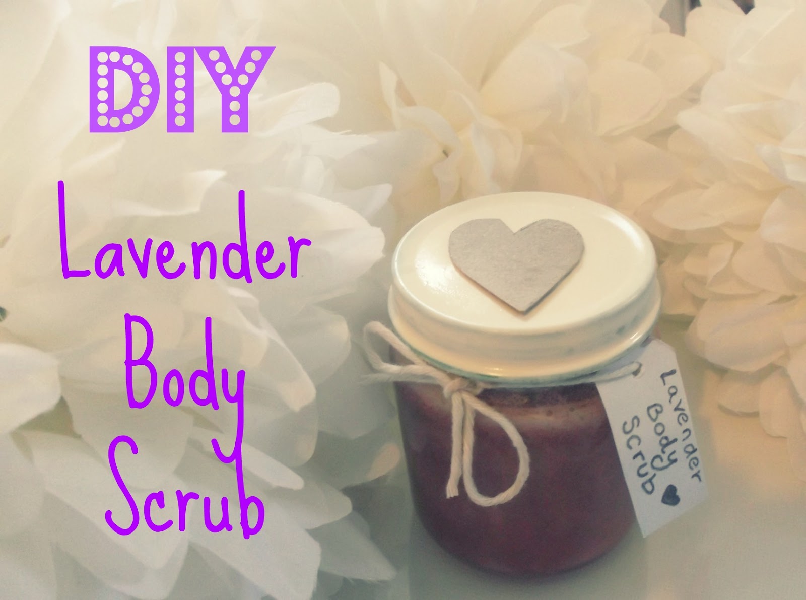 DIY Lavender Scrub Whimsical Mumblings