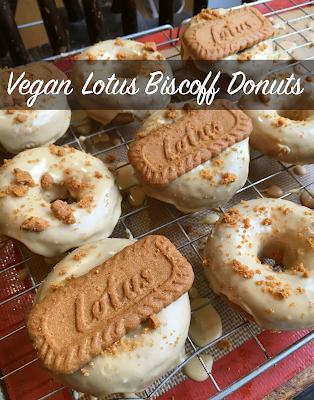 Lotus Biscoff Donuts - Vegan!