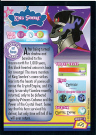 My Little Pony King Sombra Series 2 Trading Card