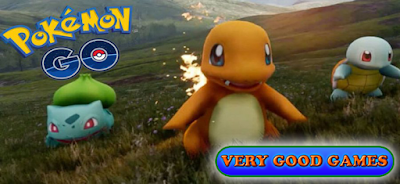 A logo of the Pokemon Go game - a link to the tutorial about the first steps in the Pokemon Go game