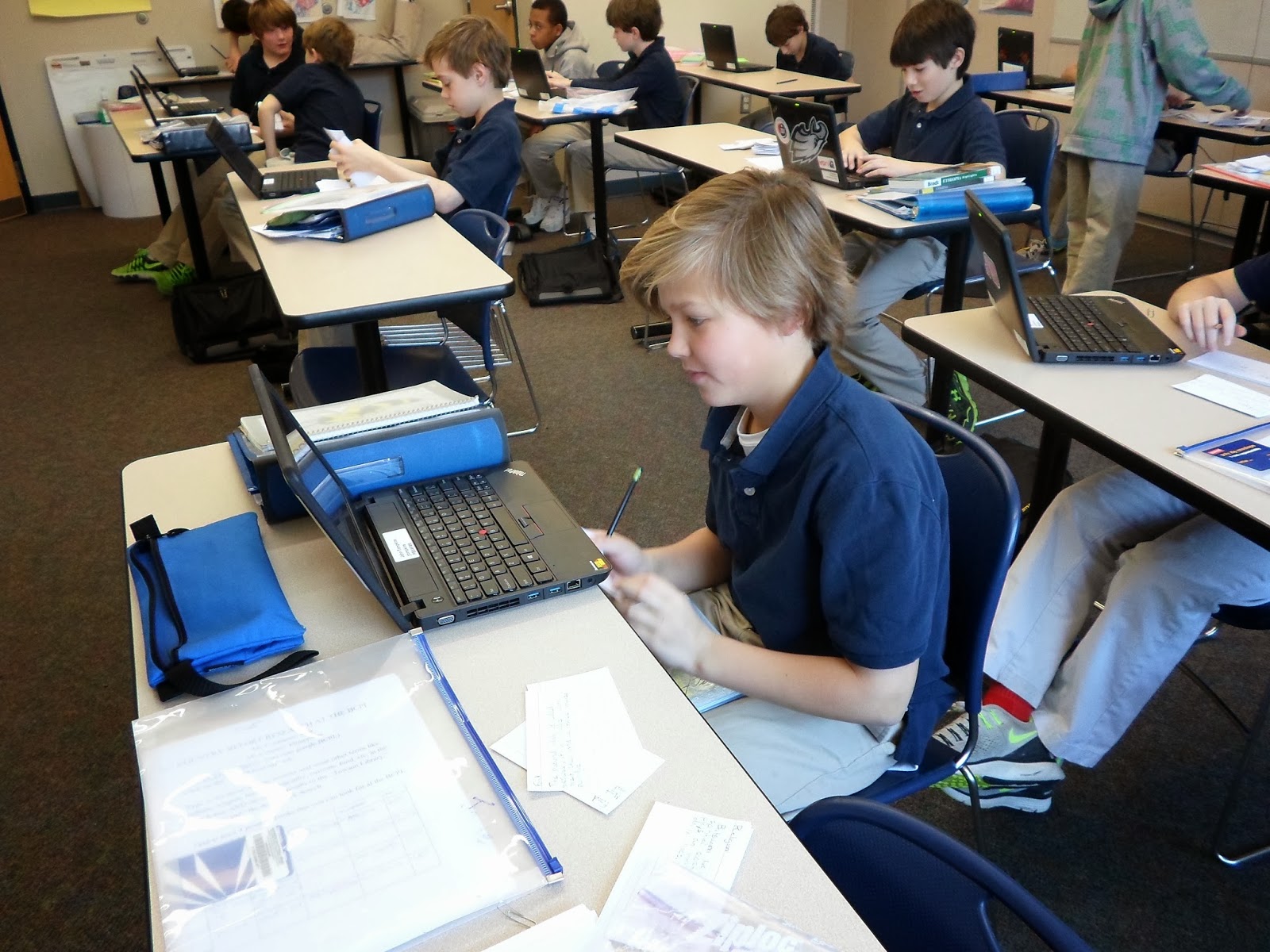 Calvert Middle School's 5th Grade: Busy Fifth Graders!