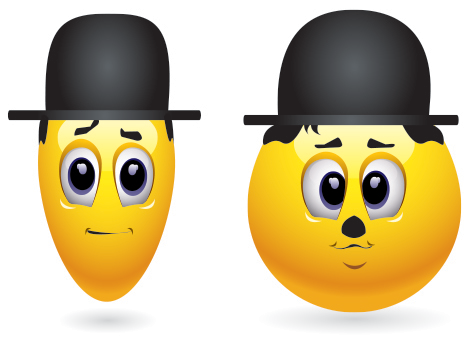 Laurel and Hardy emoticons