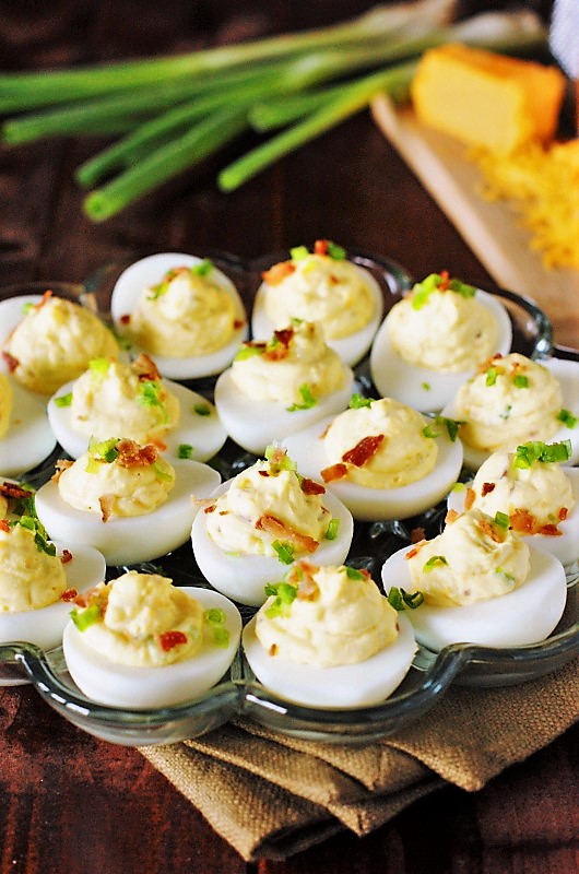 BaconCheddar Deviled Eggs Recipes Crock Pot