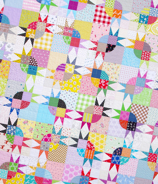 Pickle Dish Variation Quilt | Red Pepper Quilts 2015