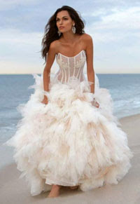 Celebrity Beach Wedding Dresses Biel Wedding Blush Pink
