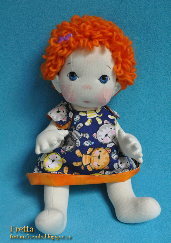 Fretta Fretta S Peanut Baby Girl 18 46 Cm Curly Red Hair