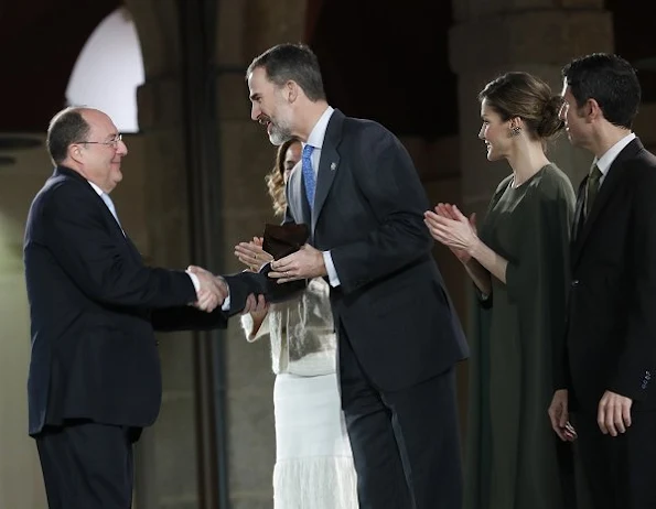 King Felipe and Queen Letizia of Spain attend ceremony of 2016 National awards for Innovation and Design