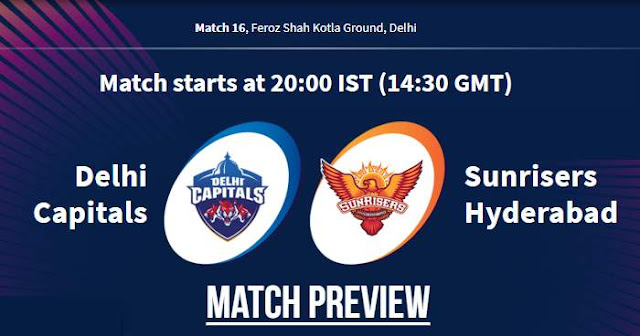 VIVO IPL 2019 Match 16 DC vs SRH Match Preview, Head to Head and Trivia
