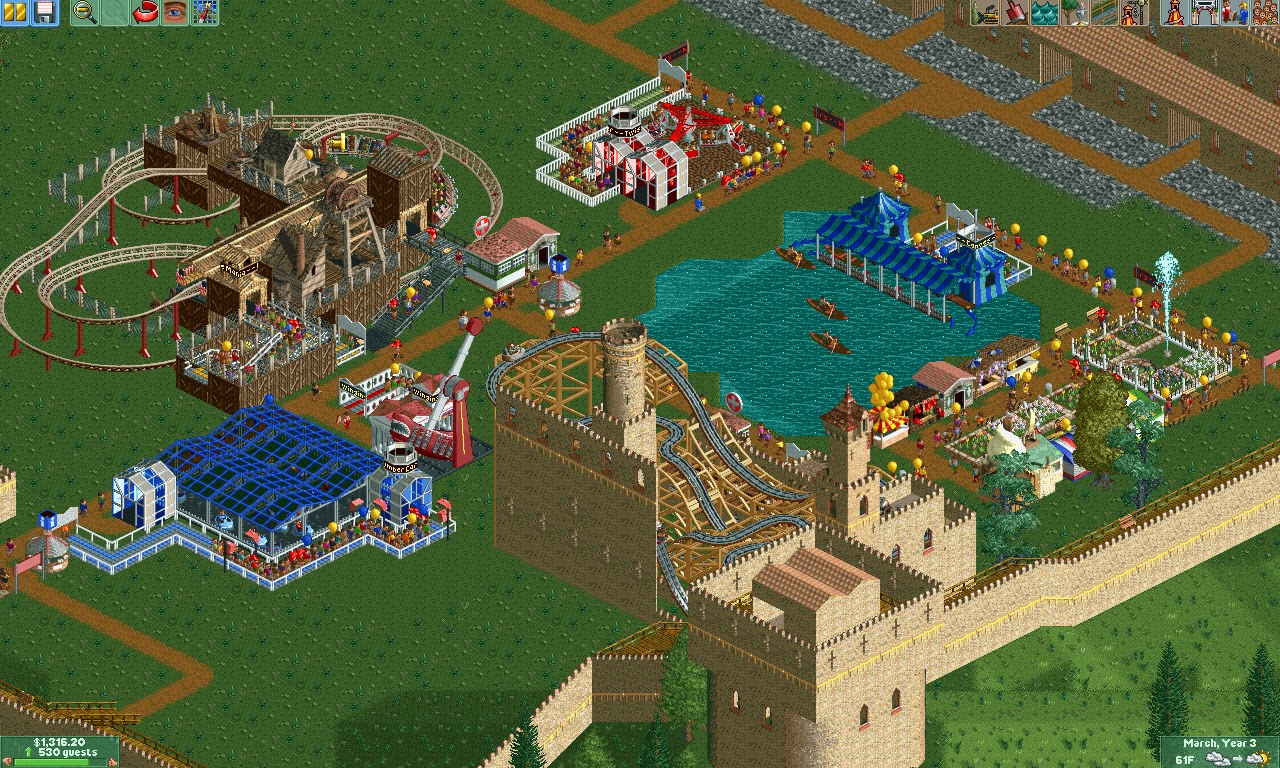 Ryan Matejka's Blog Some Classic Gaming RollerCoaster Tycoon 2