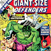 Giant-size Defenders #1 - Jim Starlin art, Jack Kirby, Steve Ditko reprints + 1st issue