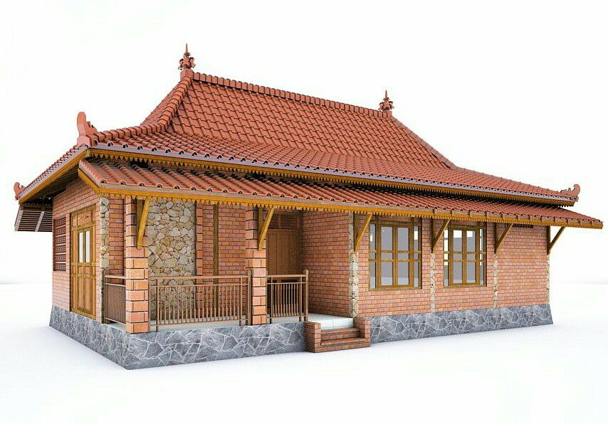 Model Teras Rumah Jawa Kuno | Black Models Picture
