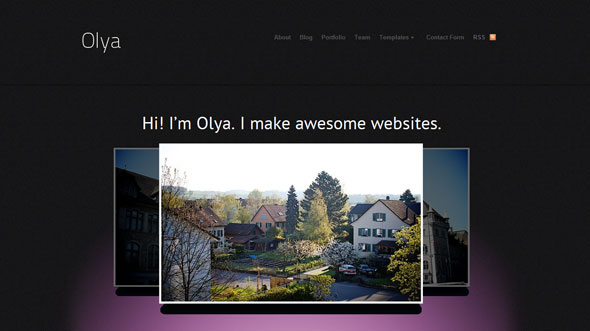 Olya Wordpress Theme Free Download by WooThemes.