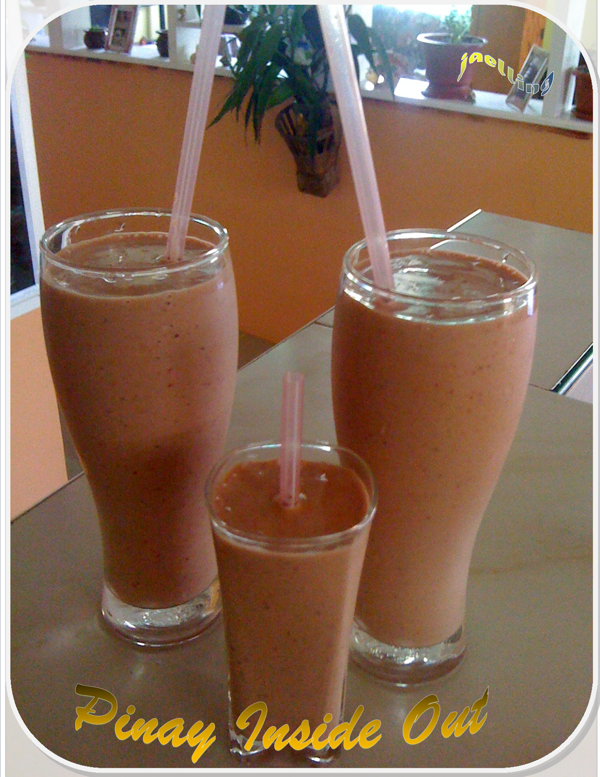 BananaStrawberry Milkshake PINAYs' EASY RECIPE