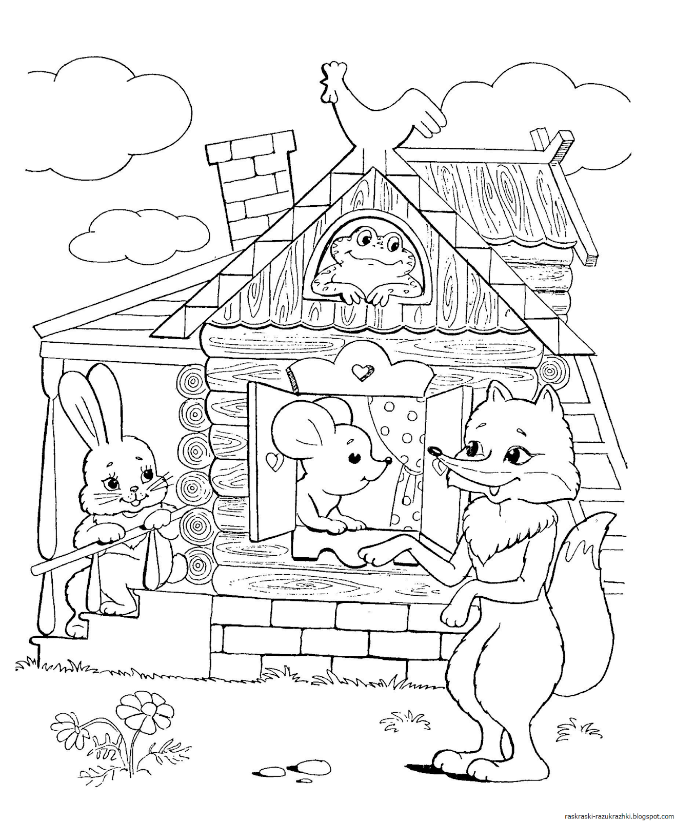 Раскраски Сказочный Распечатать Бесплатно