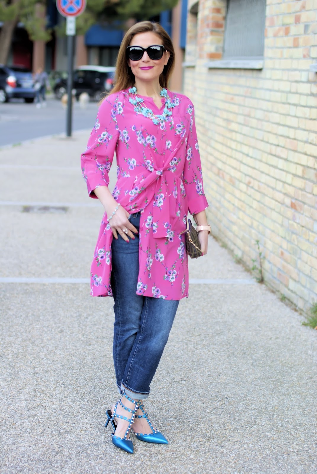 How to wear a dress over jeans: outfit idea with Metisu dress | Fashion ...
