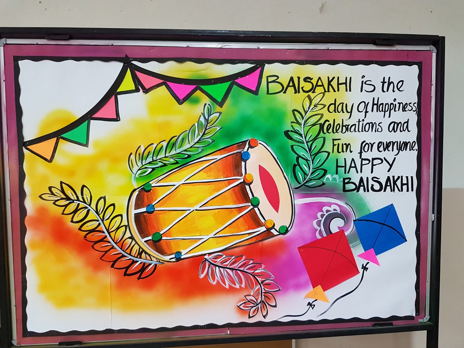 Art ,Craft ideas and bulletin boards for elementary schools Baisakhi