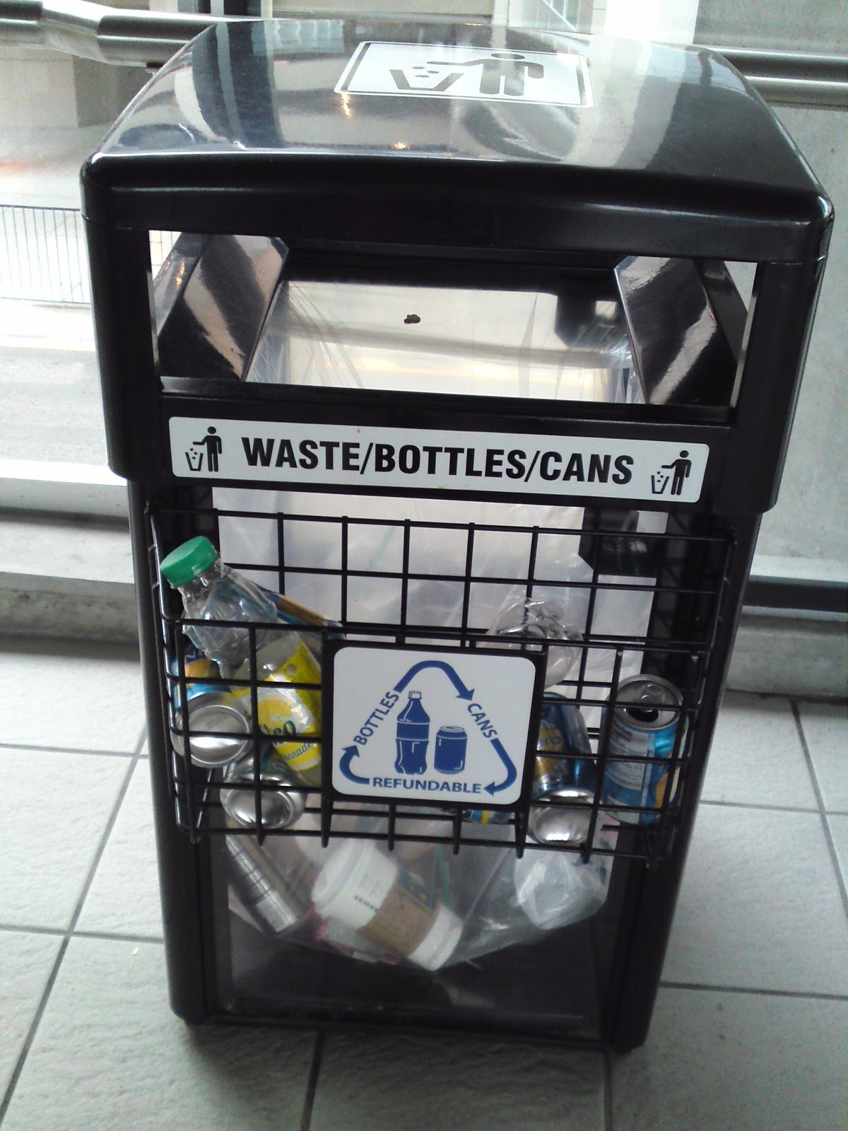 Wink and the world surprises you on wastebins