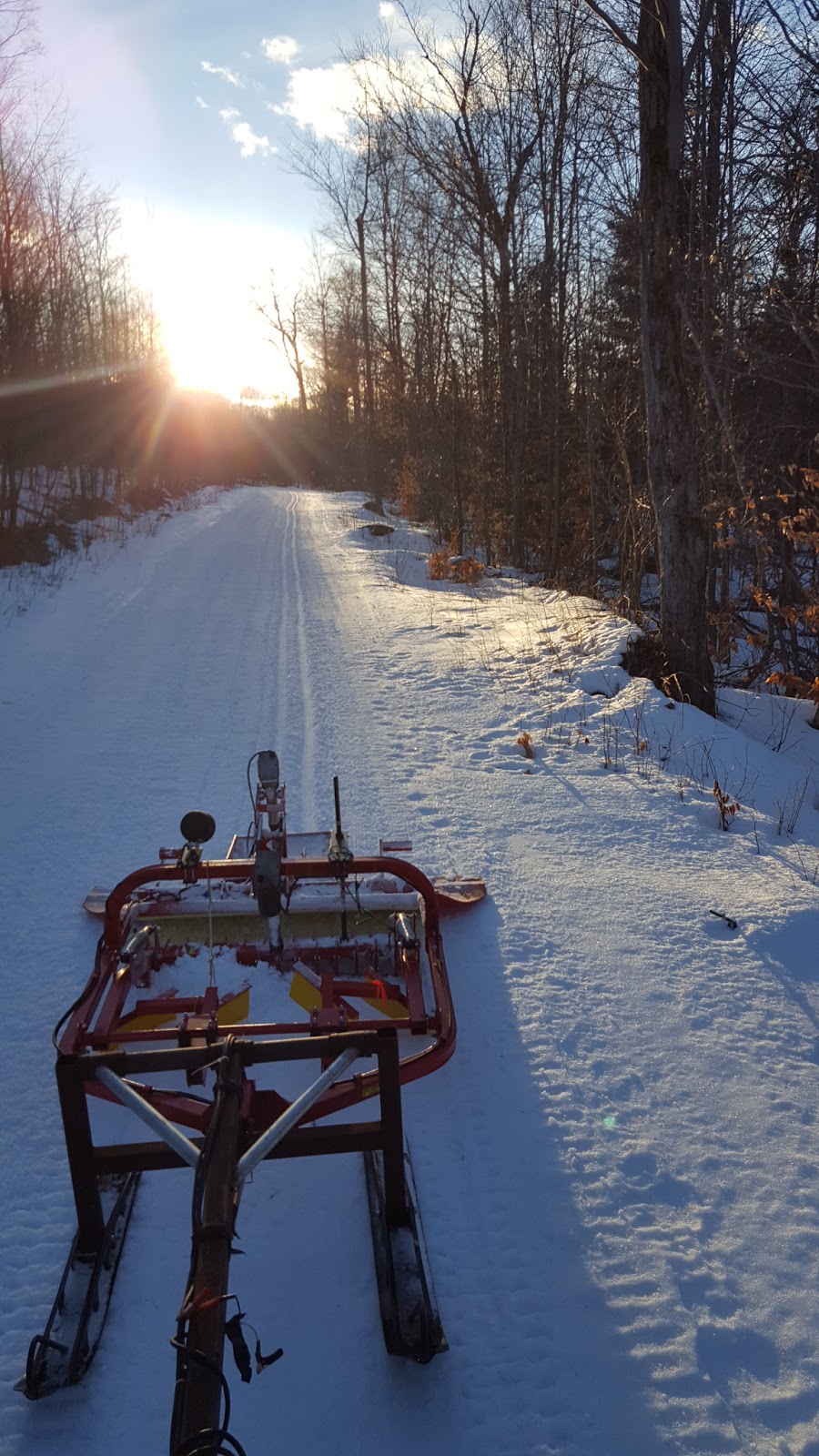 Skiing and Snowshoeing at the Tupper Lake Country Club to Big Tupper