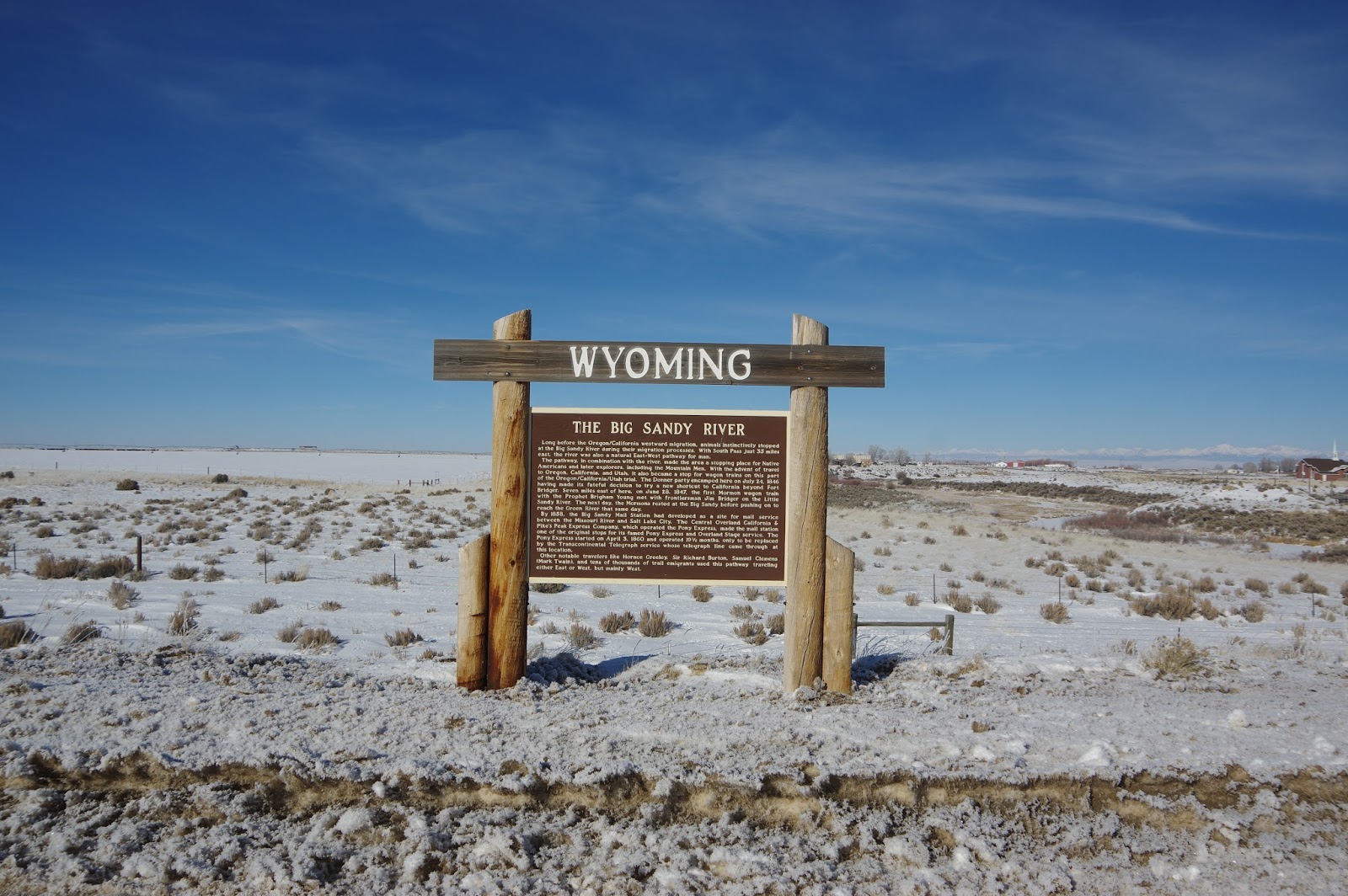 Today In Wyoming's History Farson Scenes