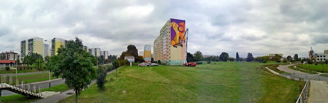 Street Art In Progress By Chilean Muralist INTI in Lodz, Poland For Fundacja Urban Forms 2013. 6