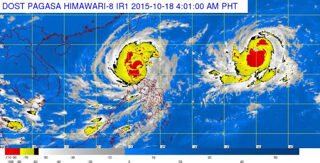 Super Typhoon Lando makes landfall over Casiguran, Aurora