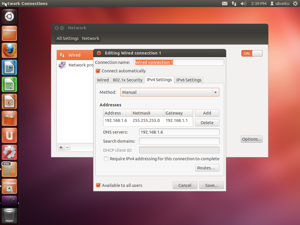 comment installer dns sous ubuntu