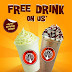 J.CO Promo Special Free Drink On Us