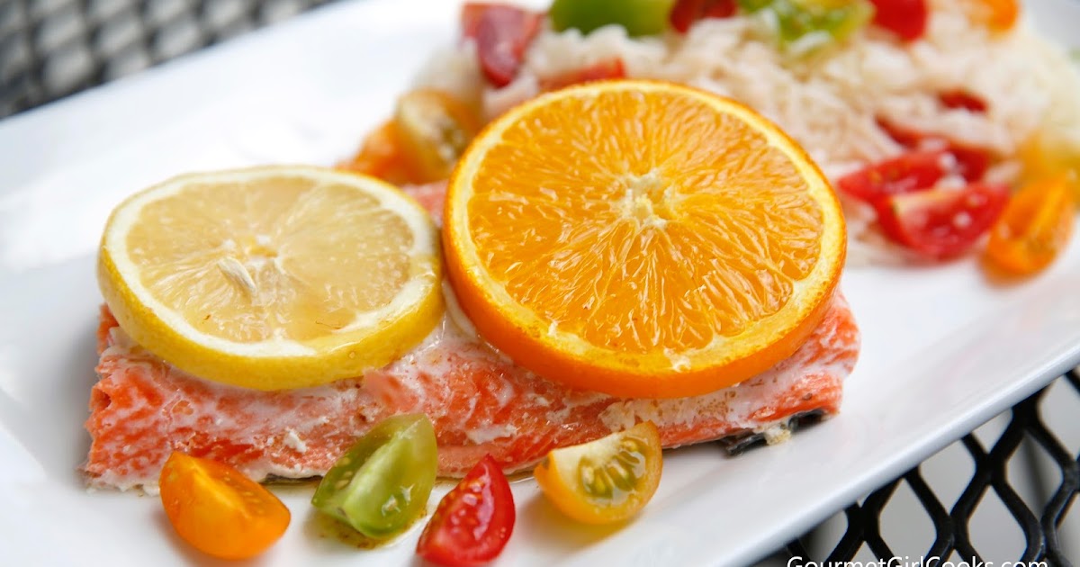 Gourmet Girl Cooks Oven Roasted CitrusButter Wild Copper River Salmon