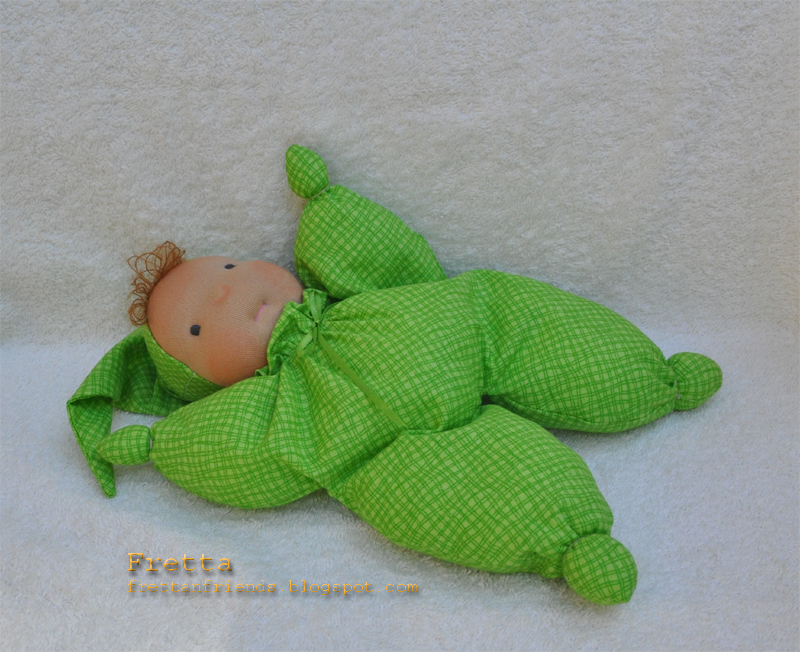 Fretta Waldorf Style Floppy Baby Doll