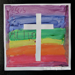 easter crafts craft painting cross children simple olds paintings season church canvas thissimplehome activities paint engaging enough older still tape