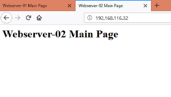 Webserver-02 Main Page