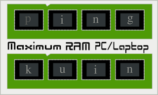 cara mengetahui kapasitas maksimal RAM Laptop/PC