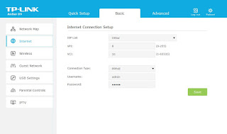 Parametri ADSL Parametri