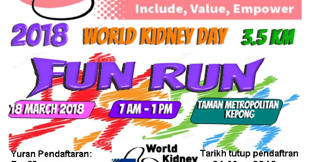 RUNNERIFIC: World Kidney Day Fun Run 2018