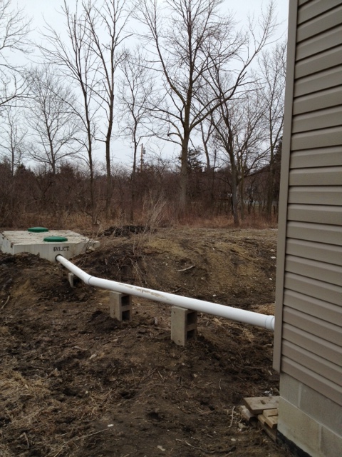 Our House - Kelleys Island: Duct work, plumbing, mud, beers and cold