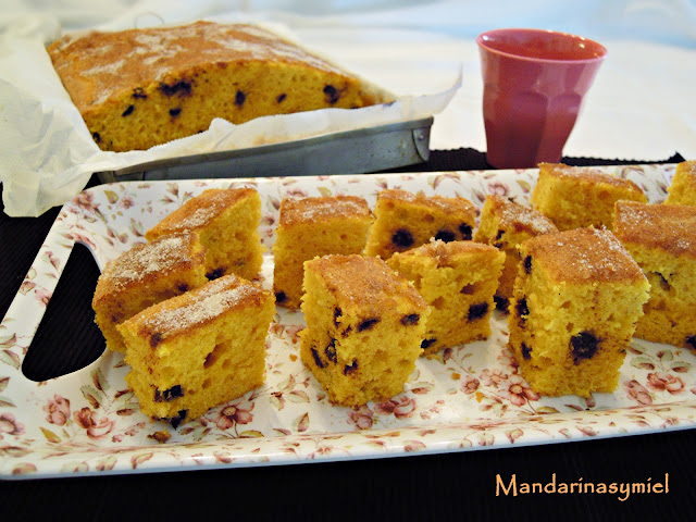 Coca De Calabaza Y Chocolate Con Costra
