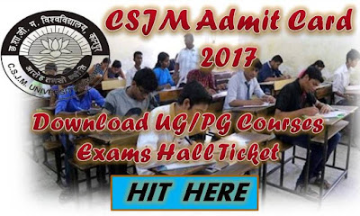 CSJM Admit Card