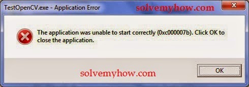 how To solve 0xc000007b error