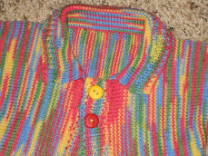 Sock Yarn Baby Sweater
