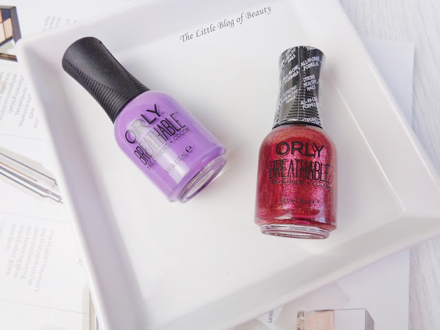 Orly Breathable Treatment + Color nail varnishes