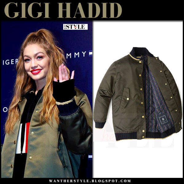 tommy hilfiger gigi hadid bomber jacket