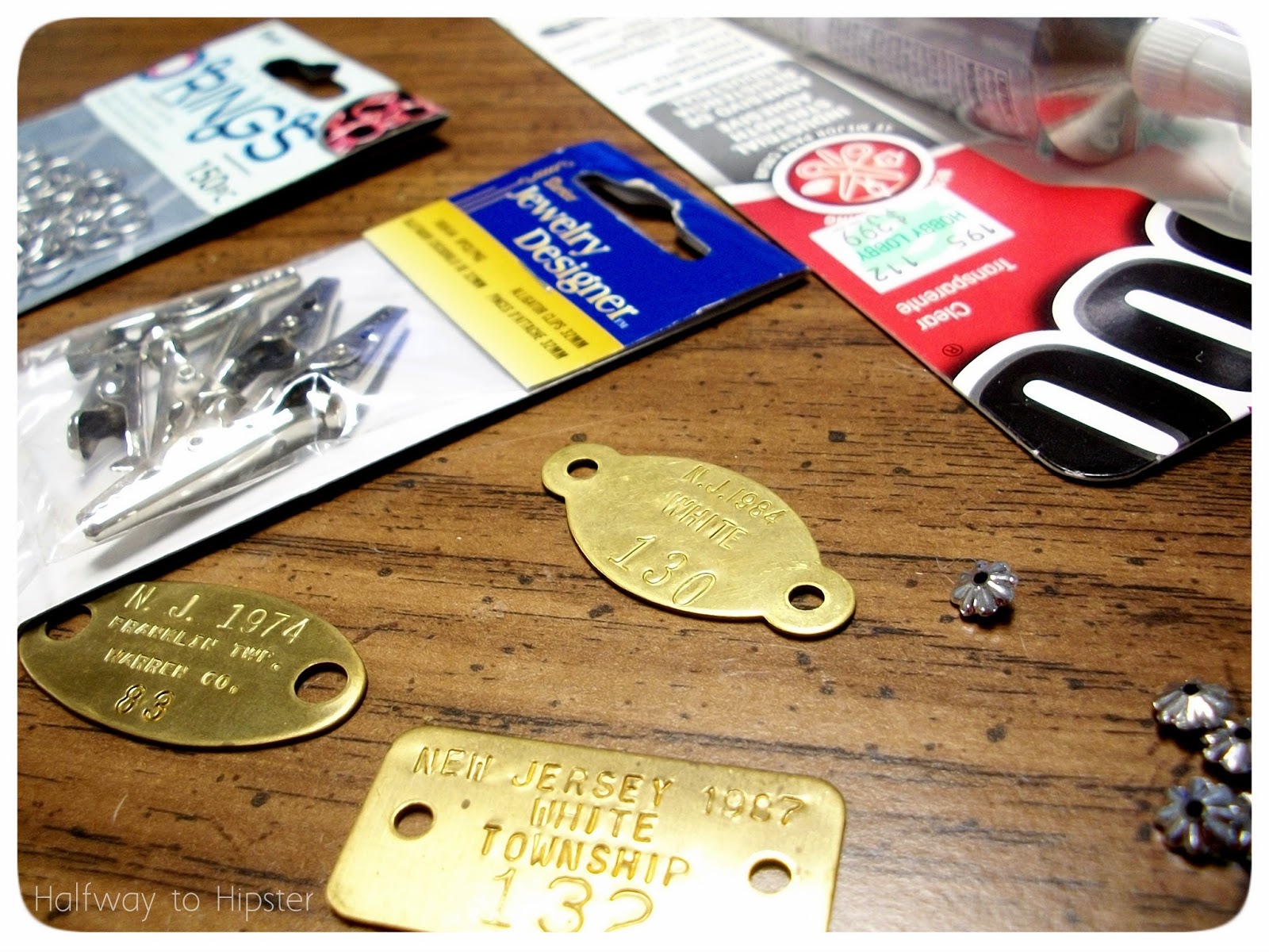 Halfway To Hipster Upcycled Dog Tag Jewelry
