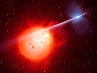 Binary star system AR Scorpii