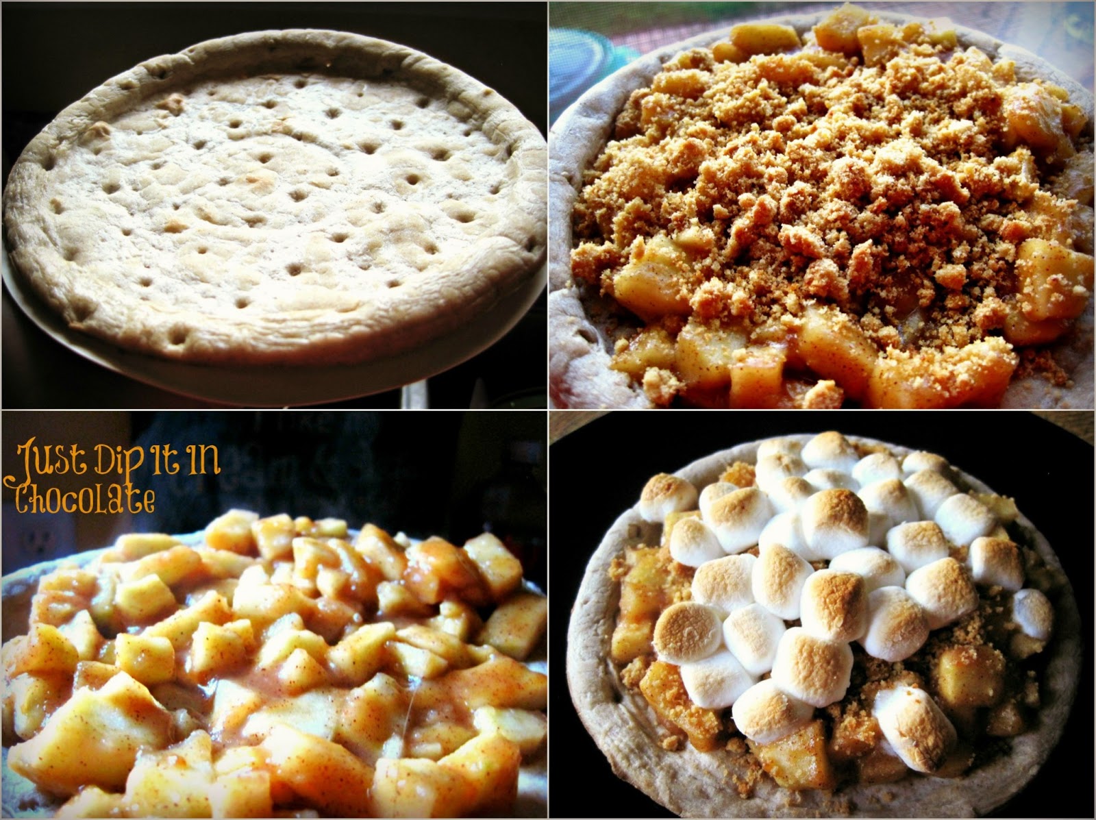 Just Dip It In Chocolate: Apple Pie Dessert Pizza Recipe