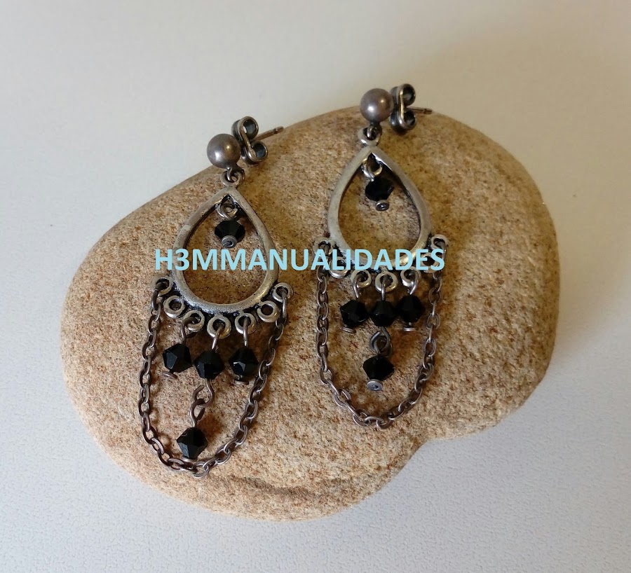 pendientes-negros-vintage