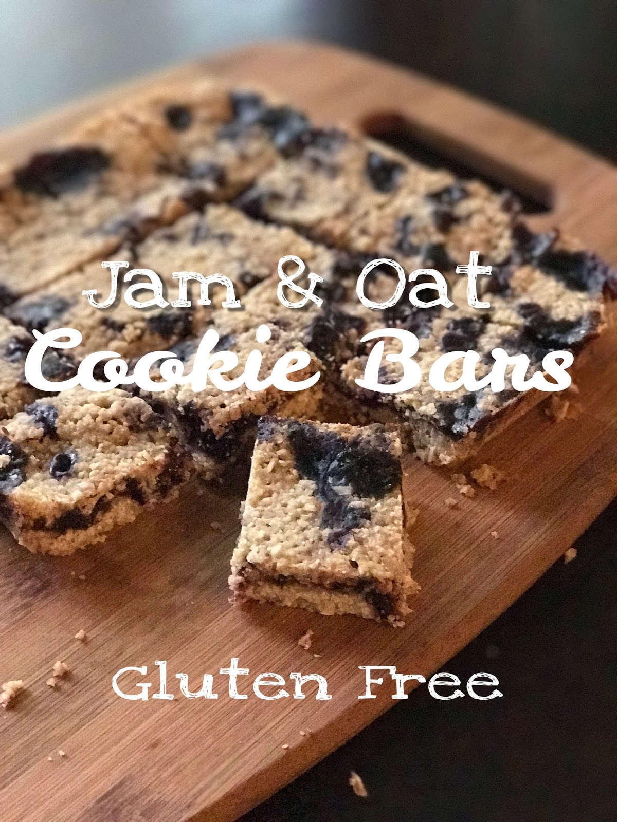 Faith and Flour Jam & Oat Cookie Bars