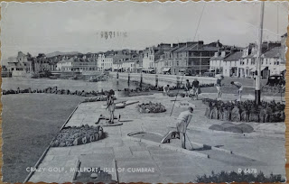 Crazy Golf, Millport, Isle of Cumbrae. A Valentine's "Silveresque" 3059V Style Postcard, published by Valentine & Sons Ltd. Dundee and London. Postally used  at 4.15pm on the 4th June 1964 and mailed from Millport itself