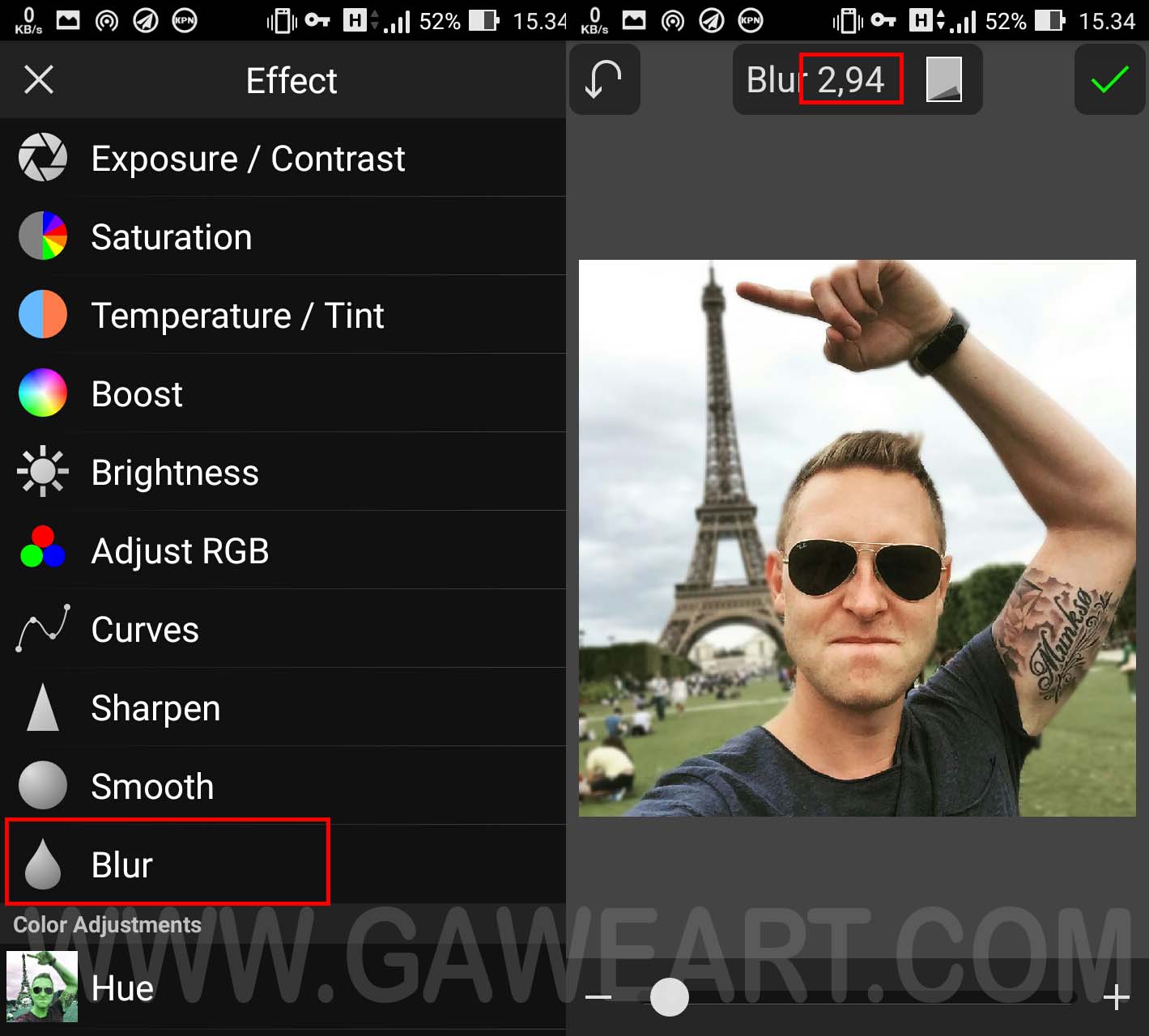 Cara Membuat Effect Blur Seperti DSLR Di Picsay Pro APLIKASI VERSI