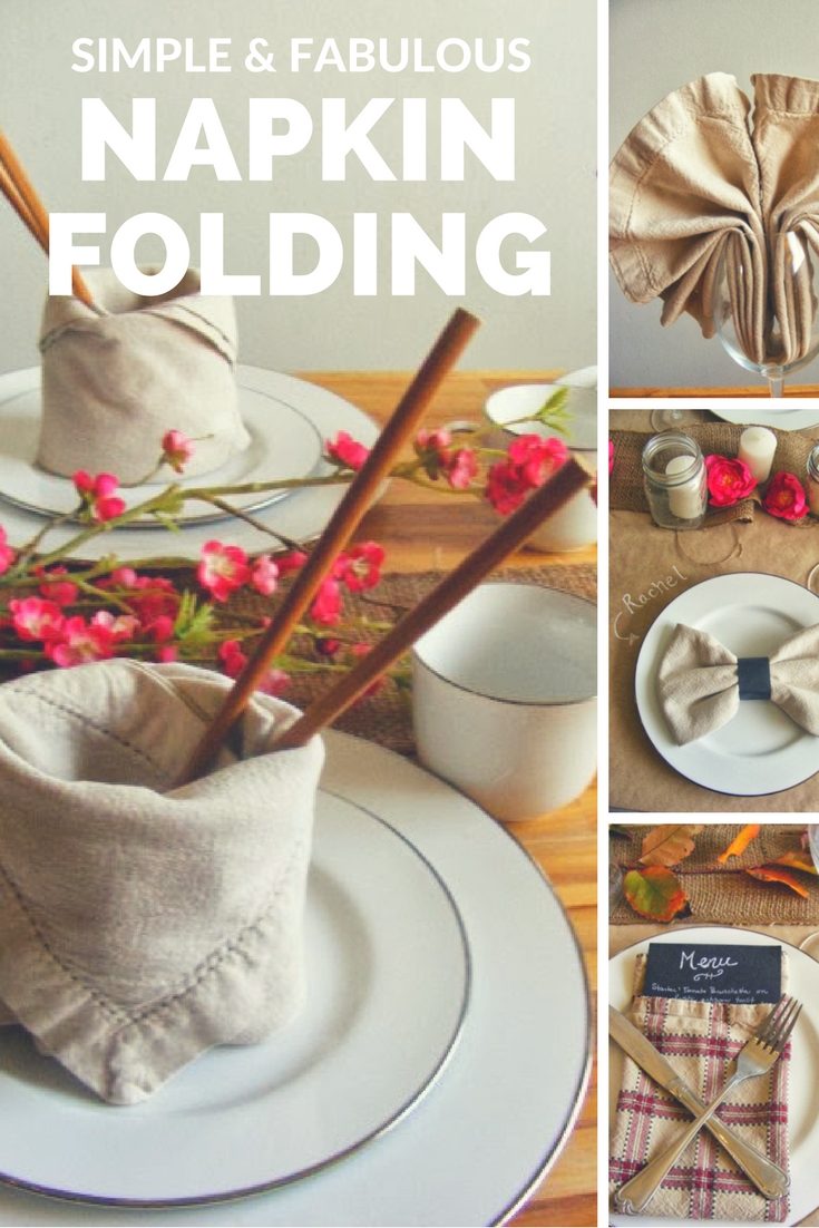 {Simple Hospitality, Day 13} Simple, Fun, Elegant Napkin Folding The